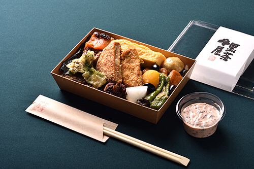 黒茶屋の海苔弁